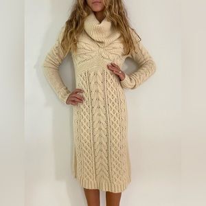 Off white warm dress